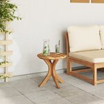 vidaXL Table de Jardin Ø40x41 cm Bois Massif Teck