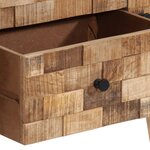 vidaXL Buffet 110x30x70 cm bois massif de manguier