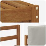 vidaXL Ensembles de canapés avec coussin 8 Pièces Gris Naturel et Clair