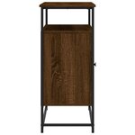 vidaXL Buffet chêne marron 100x35x80 cm bois d'ingénierie