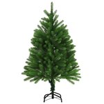 vidaXL Arbre de Noël artificiel pré-éclairé 120 cm vert