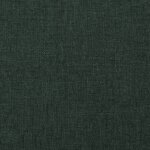 vidaXL Fauteuil inclinable Vert foncé Tissu