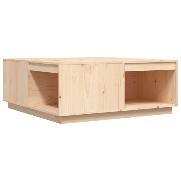 vidaXL Table basse 100x101x40 5 cm Bois massif de pin
