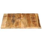 vidaXL Dessus de table 110x80x3 8cm bord vif bois massif manguier brut