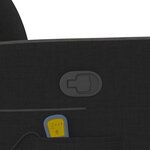 vidaXL Fauteuil de massage inclinable Noir Tissu