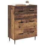 vidaXL Armoire à tiroirs Bois ancien 66 x 34 5 x 89 5 cm