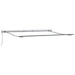 vidaXL Auvent rétractable automatique bordeaux 400x300 cm