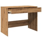 vidaXL Bureau chêne artisanal 101x50x76 5 cm bois d'ingénierie