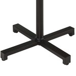 Vidaxl table de bistro ronde ø70x75 cm bois de récupération massif