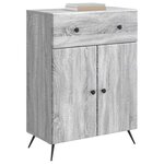 vidaXL Buffet Sonoma gris 66 x 34 5 x 90 cm Bois d'ingénierie