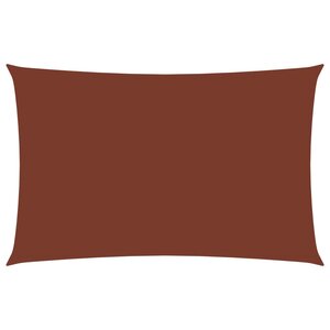vidaXL Voile de parasol tissu oxford rectangulaire 6x8 m terre cuite