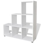 vidaXL Bibliothèque/étagère 107 cm Blanc