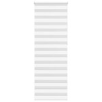 vidaXL Store zèbre blanc 75x230 cm largeur du tissu 70 9 cm polyester