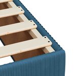 vidaXL Cadre de lit sans matelas bleu 80x200 cm velours