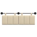 vidaXL Tête de lit suspendue Tissu