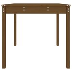 vidaXL Table de jardin marron miel 82 5x82 5x76 cm bois massif de pin