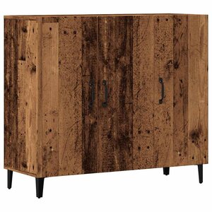 vidaXL Buffet vieux bois 90x34x80 cm bois d'ingénierie