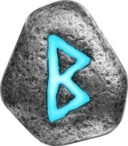 Monnaie BERKANAN Cast Rune 1 Oz Lingot Argent 2025