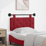 vidaXL Tête de lit suspendue Bordeaux Simili cuir