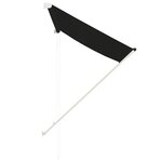 vidaXL Auvent rétractable 100x150 cm Anthracite