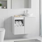 vidaXL Armoire de salle de bain Blanc 30 x 35 x 50 cm