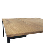 Table basse en chêne huilé 90 x 90 x 45 cm