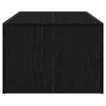 vidaXL Table Basse Chêne noir 102 x 50 x 35 cm Bois d'ingénierie