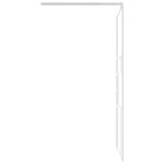 vidaXL Paroi de douche 90x195 cm ESG Verre Blanc