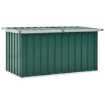 vidaXL Coffre de rangement de jardin Vert 129x67x65 cm