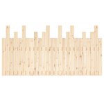 vidaXL Tête de lit murale 159 5x3x80 cm Bois massif de pin