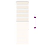 vidaXL Store zèbre beige marbré largeur du tissu 40 9 cm polyester