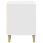 vidaXL Maison pour chat Blanc 42 5 x 40 x 53 cm Bois d'ingénierie