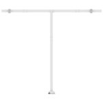 vidaXL Auvent automatique capteur de vent/LED 350x250 cm Orange/marron