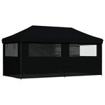 vidaXL Tente de fête 292 x 580 x 315 cm Noir Tissu Oxford