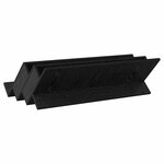 vidaXL Étagère à magazines avec étagère Chêne noir 90 x 53 x 28 5 cm