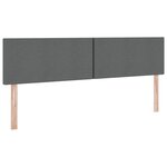 vidaXL Lit de Rangement Gris foncé 180 x 200 cm Cuir synthétique
