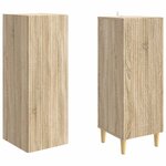 vidaXL Ensemble de Meubles 2 Pièces 33 x 34 5 x 90 cm Bois d'ingénierie