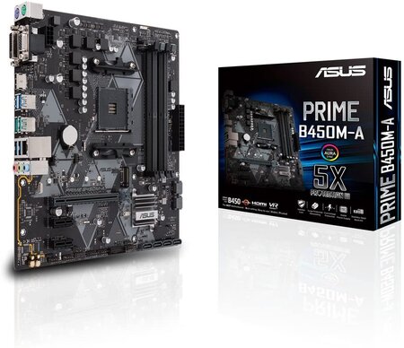 Asus prime b450m-a ii amd b450 emplacement am4 micro atx