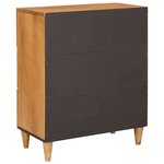 vidaXL Buffet Marron clair 60 x 33 x 75 cm bois de manguier massif