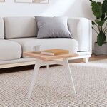 vidaXL Dessus de table 40x40x2 5 cm carré bois massif de hêtre