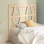 vidaXL Tête de lit 106x4x100 cm Bois massif de pin