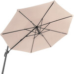 Tectake Parasol DARIA 300 cm - beige