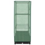 vidaXL Jardinière surélevée avec housse aspect rotin 80x40x123 cm