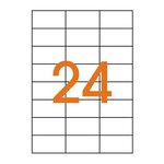 2400 Étiquettes Multi-Usage Mtel 70X37 100  Récyclées