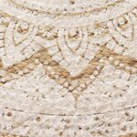 Vidaxl tapis jute tressé imprimé 150 cm rond