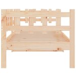 vidaXL Lit de jour sans matelas 90x190 cm bois de pin massif