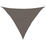 vidaXL Voile d'ombrage 160 g/m² Anthracite 2 5x2 5x3 5 m PEHD