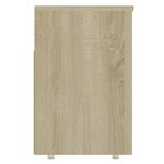 vidaXL Banc à chaussures Chêne sonoma 105x30x45 cm Bois d'ingénierie