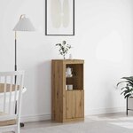 vidaXL Buffet chêne artisanal 41 x 37 x 100 cm Bois d'ingénierie