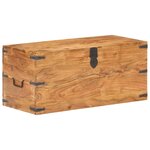 vidaXL Coffre 90x40x40 cm Bois d'acacia solide